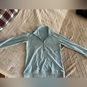 Light Blue Quarter-Zip Pullover